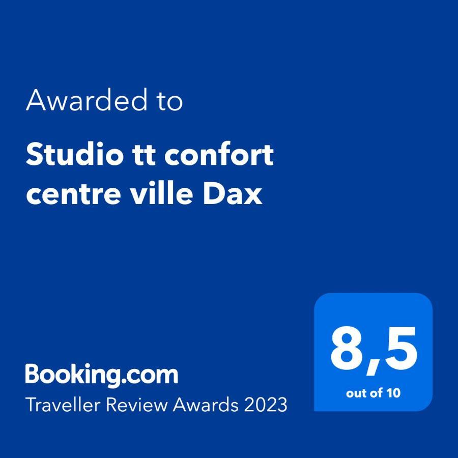 Studio 25M2 Tt Confort Dans Residence Thermes Foch Centre Ville 达克斯 外观 照片
